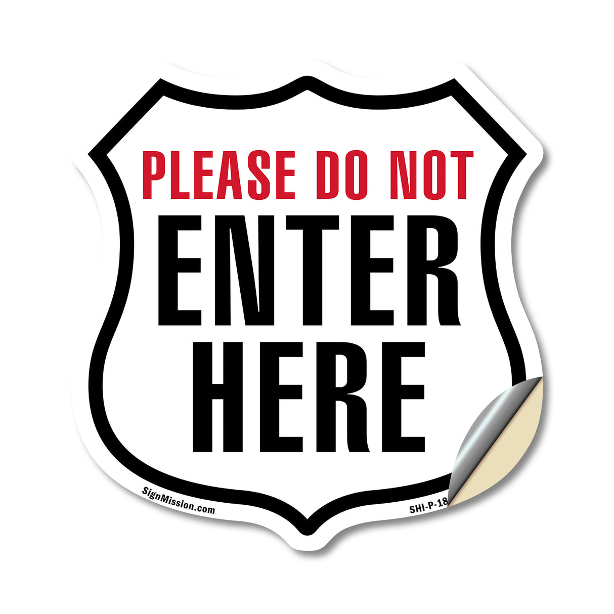 Please Do Not Enter Here