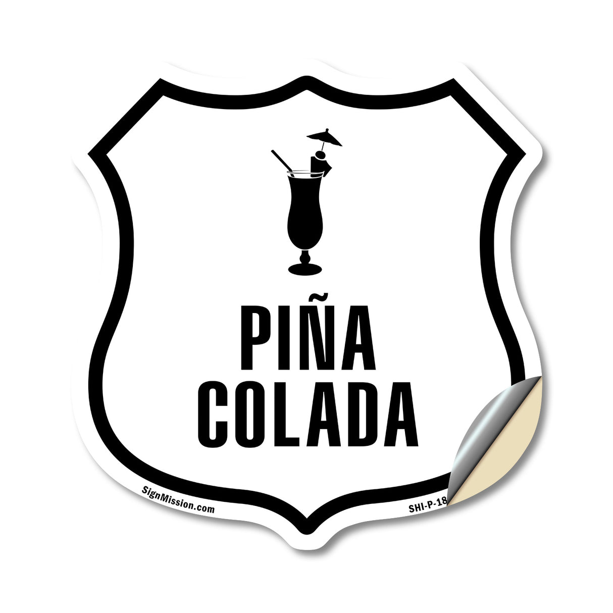 Pina Colada (Possible list of other cocktail signs?)