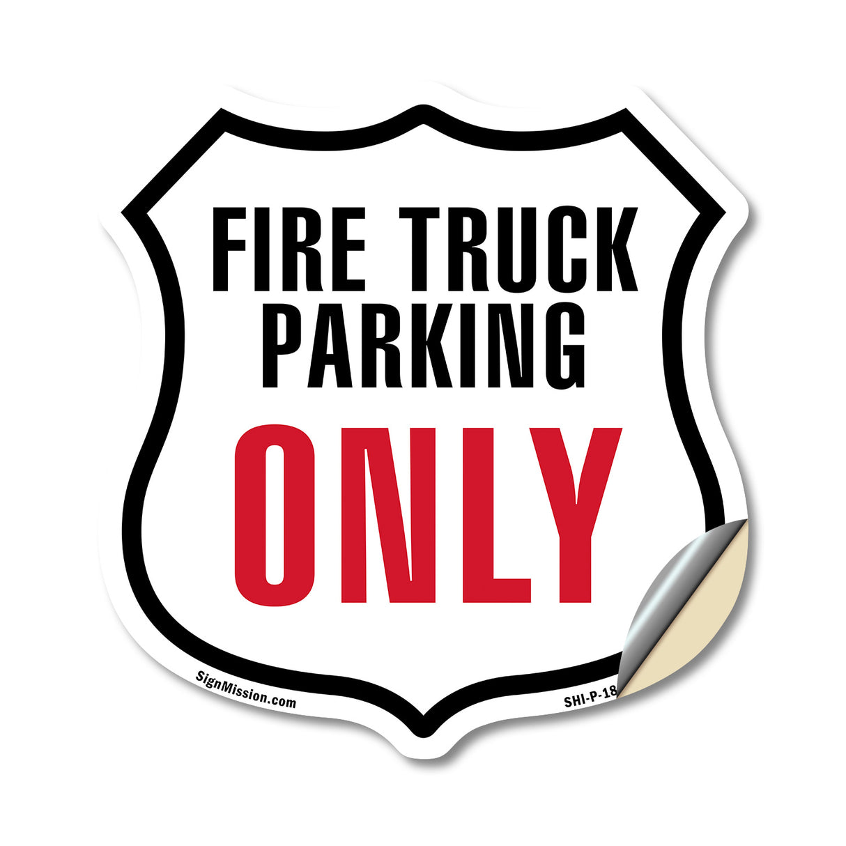 Fire Truck Parking Only