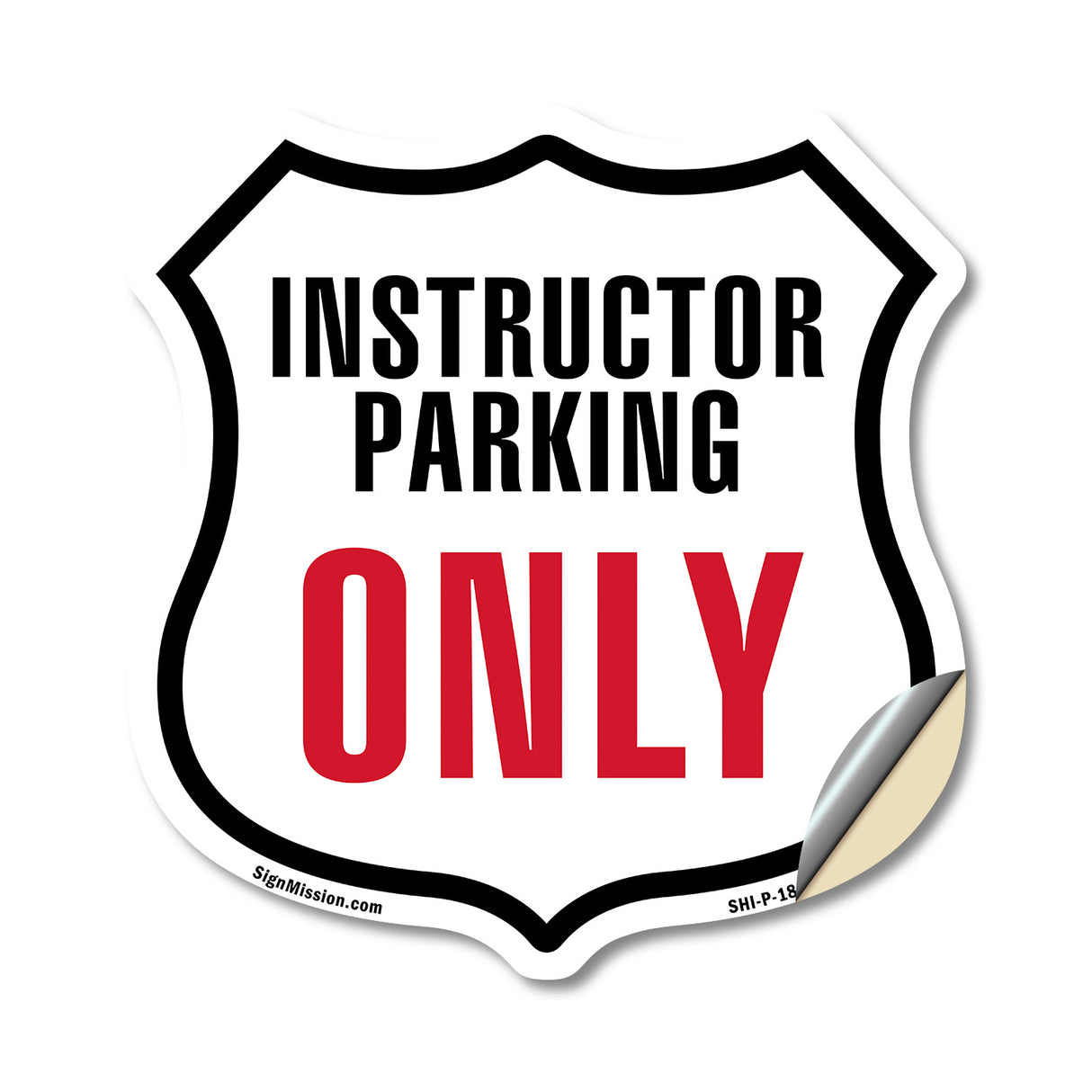 Instructor Parking Only