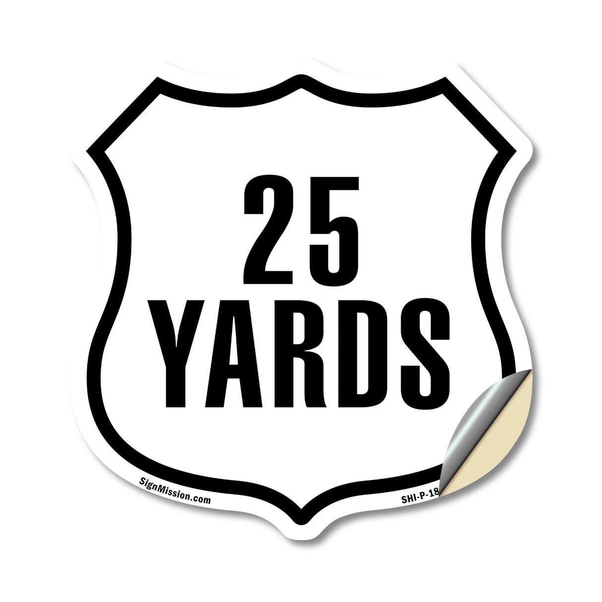 25 Yards Golf Course Running Race 5k Marathon Distance Marker