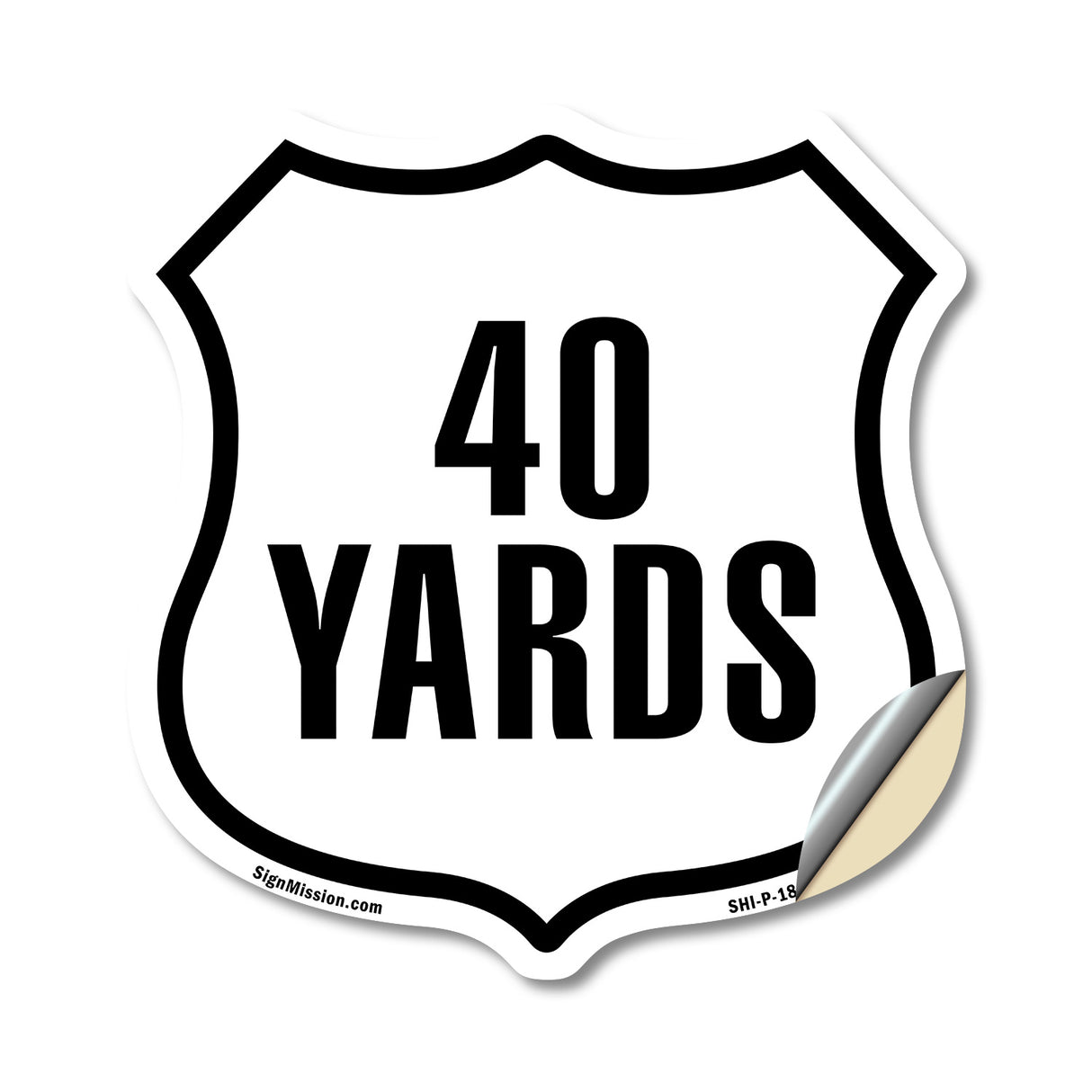 40 Yards Golf Course Running Race 5k Marathon Distance Marker