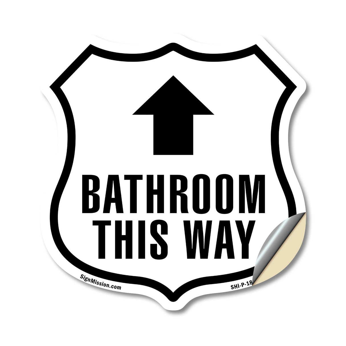 Bathroom This Way Up