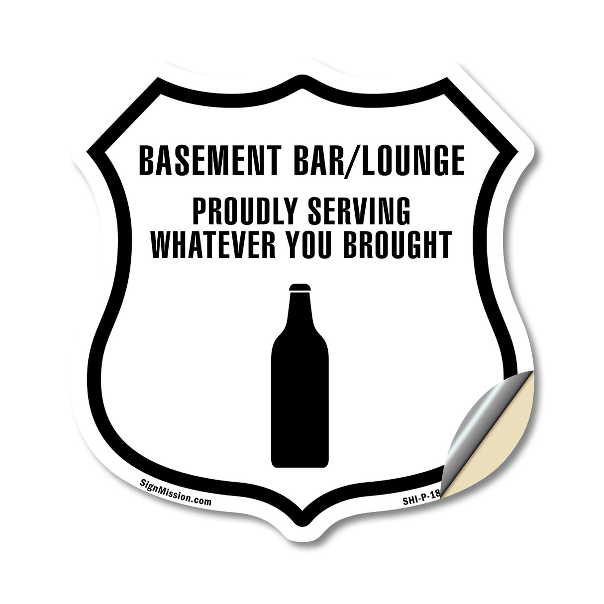 Basement Bar Lounge Serving Whatever Brought