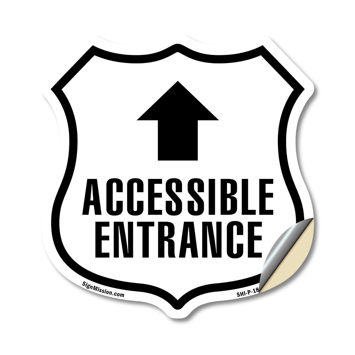 Accessible Entrance Handicap Up