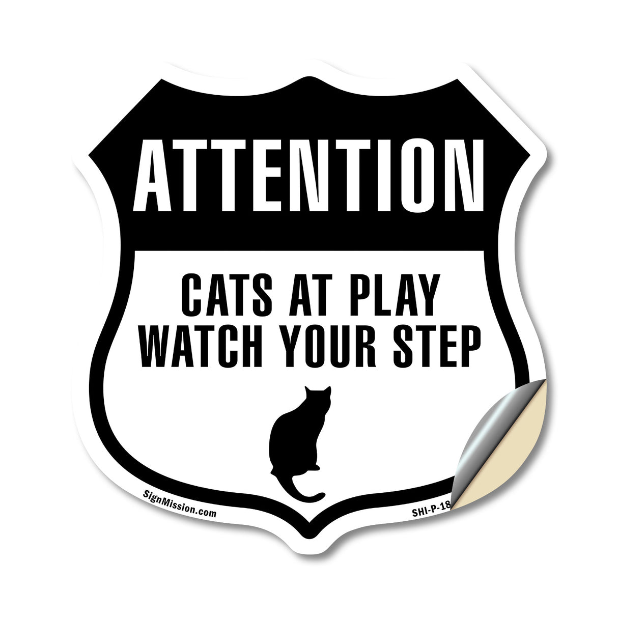 Attention - Cats at Play please watch your step