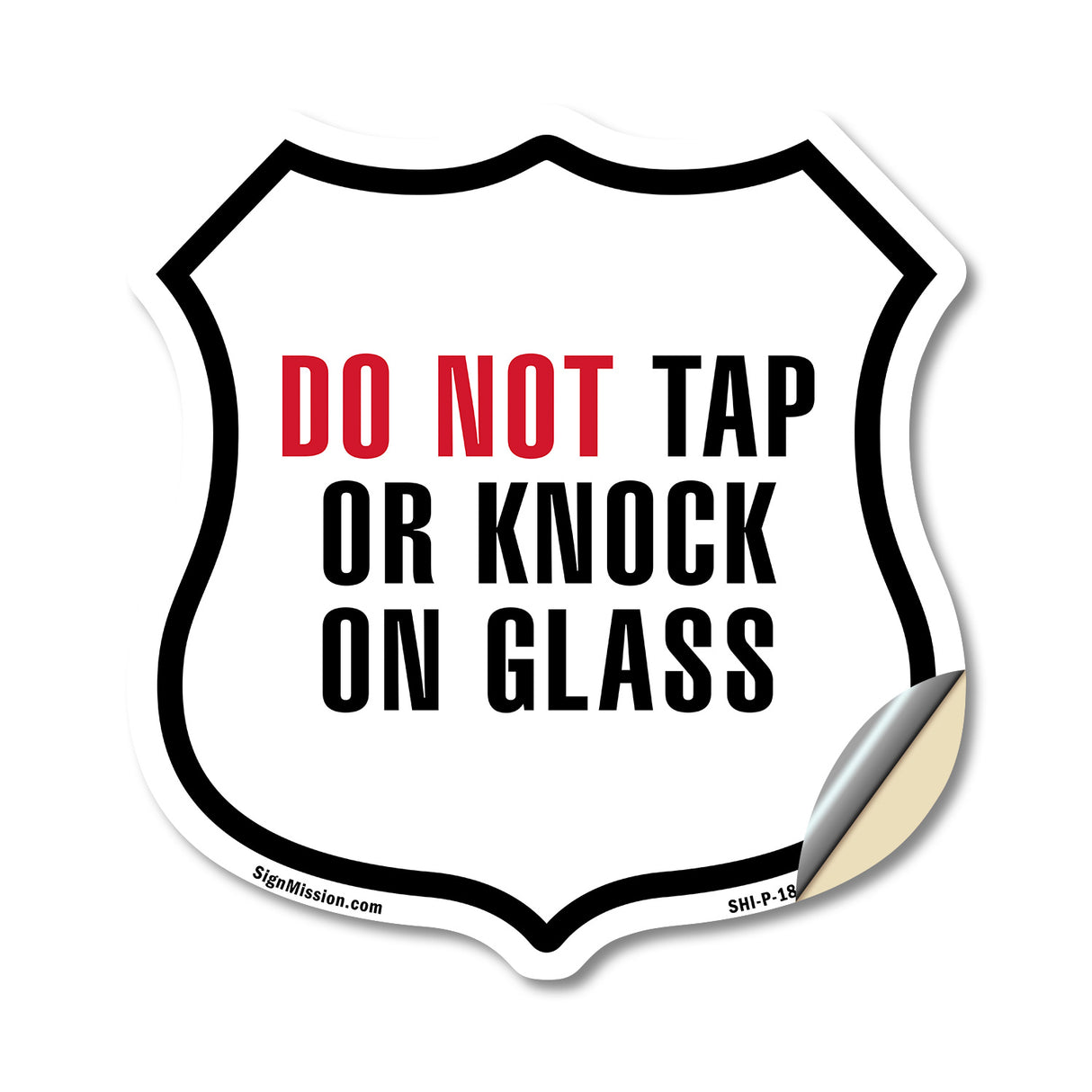 Do Not Tap or Knock on Glass
