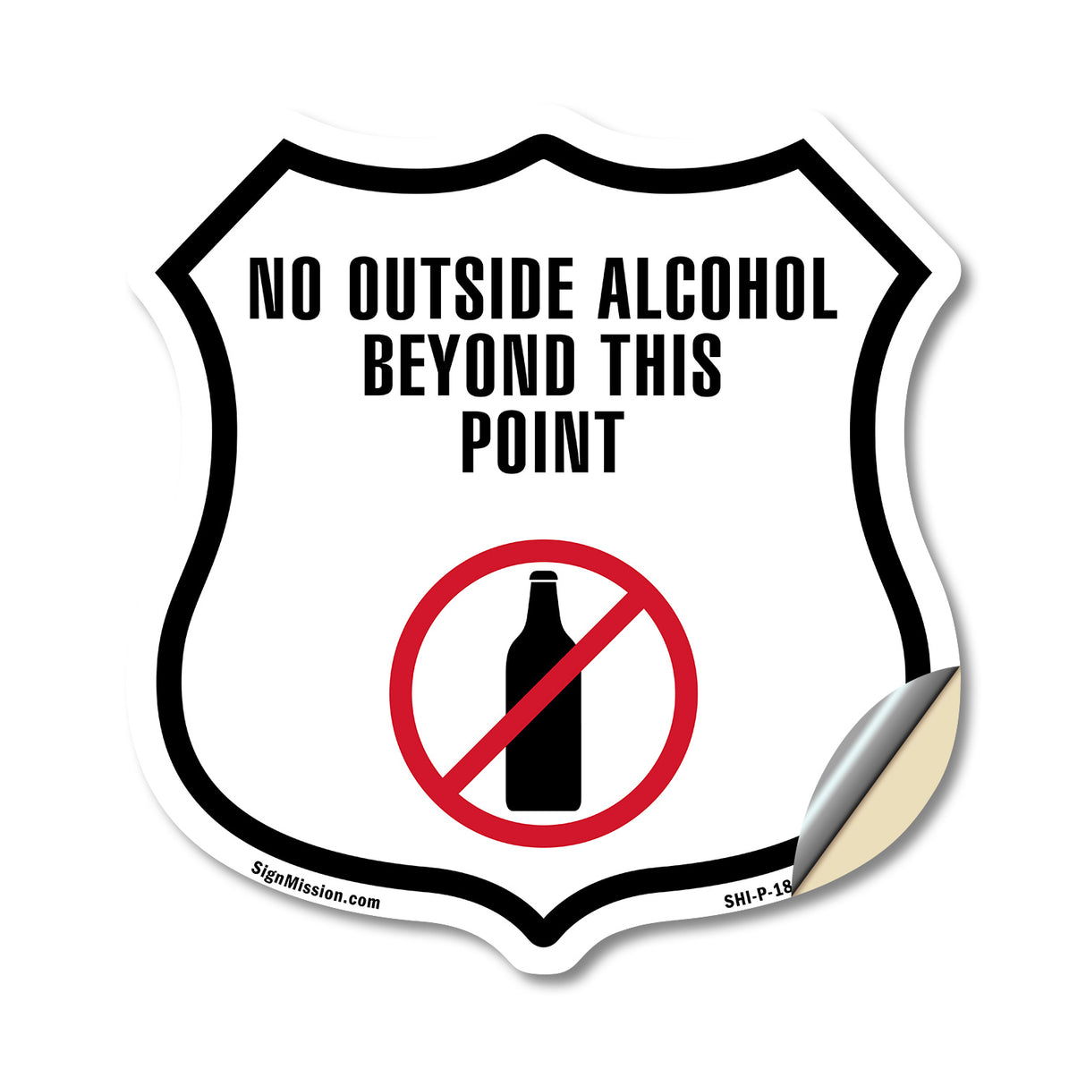 No Outside Alcohol Beyond This Point