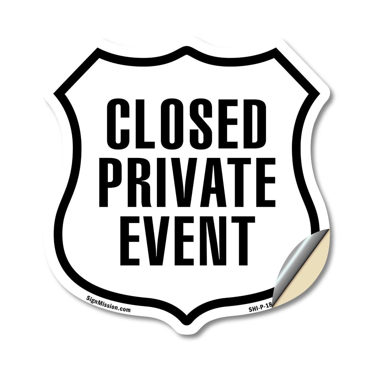 Closed Private Event