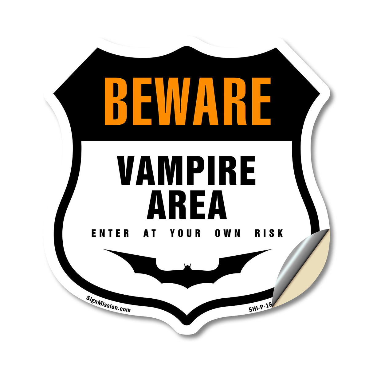 Beware Vampire Area Enter At Your Own Risk