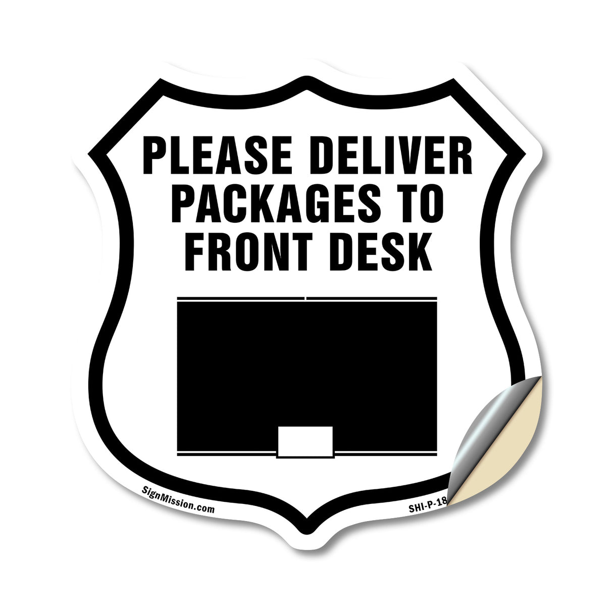 Please Deliver Packages To Front Desk