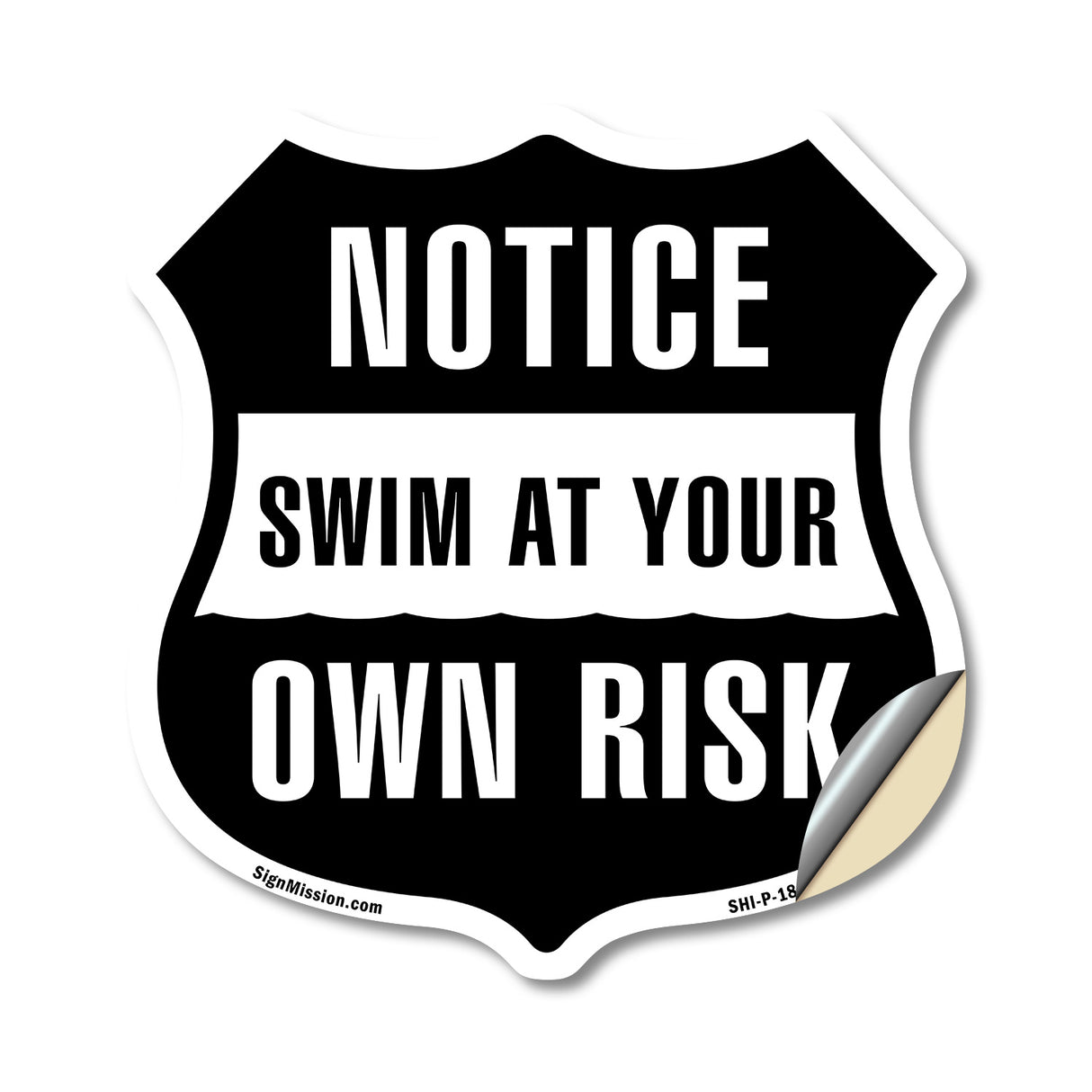 Notice Swim at Your Own Risk