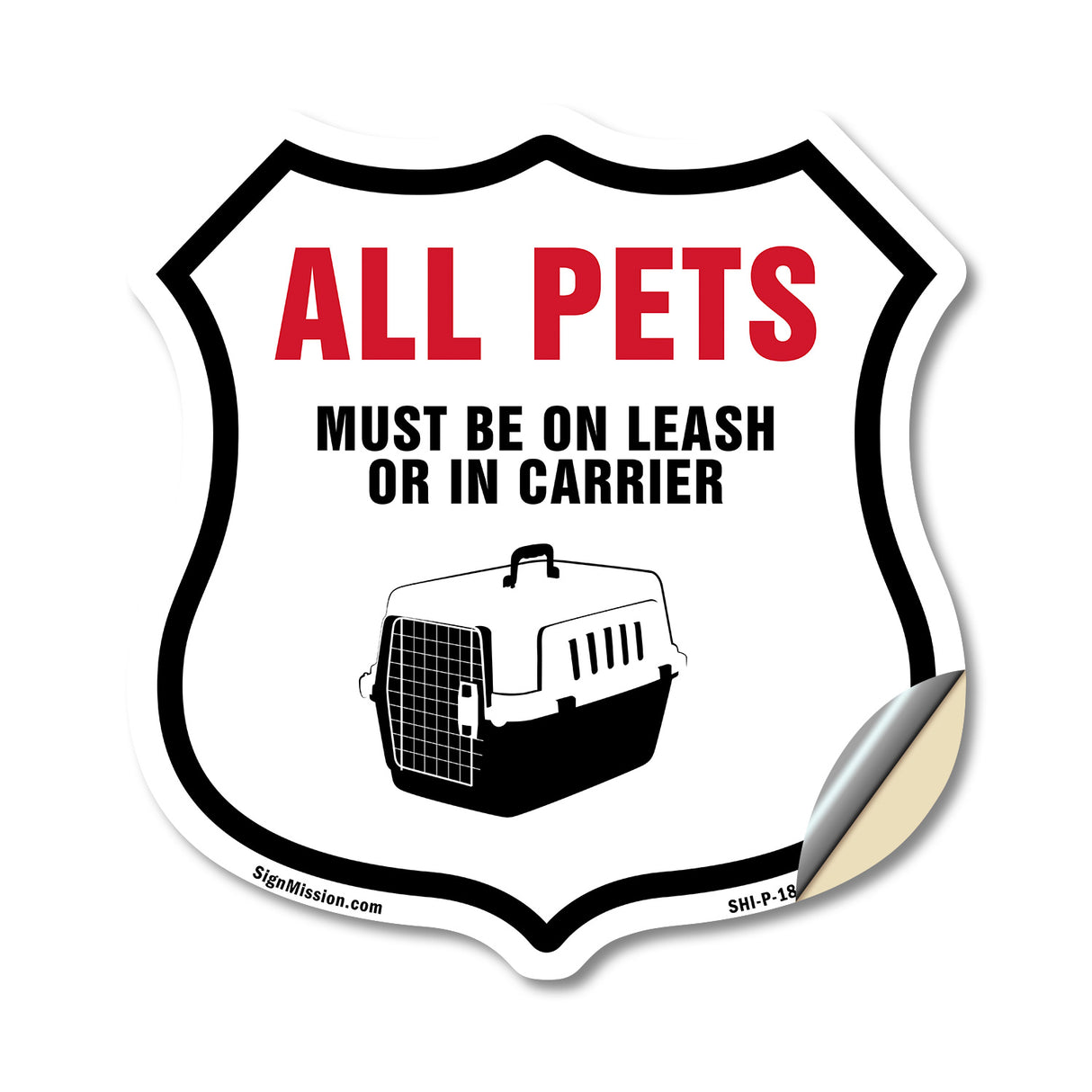 All Pets Must Be On Leash Or In Carrier