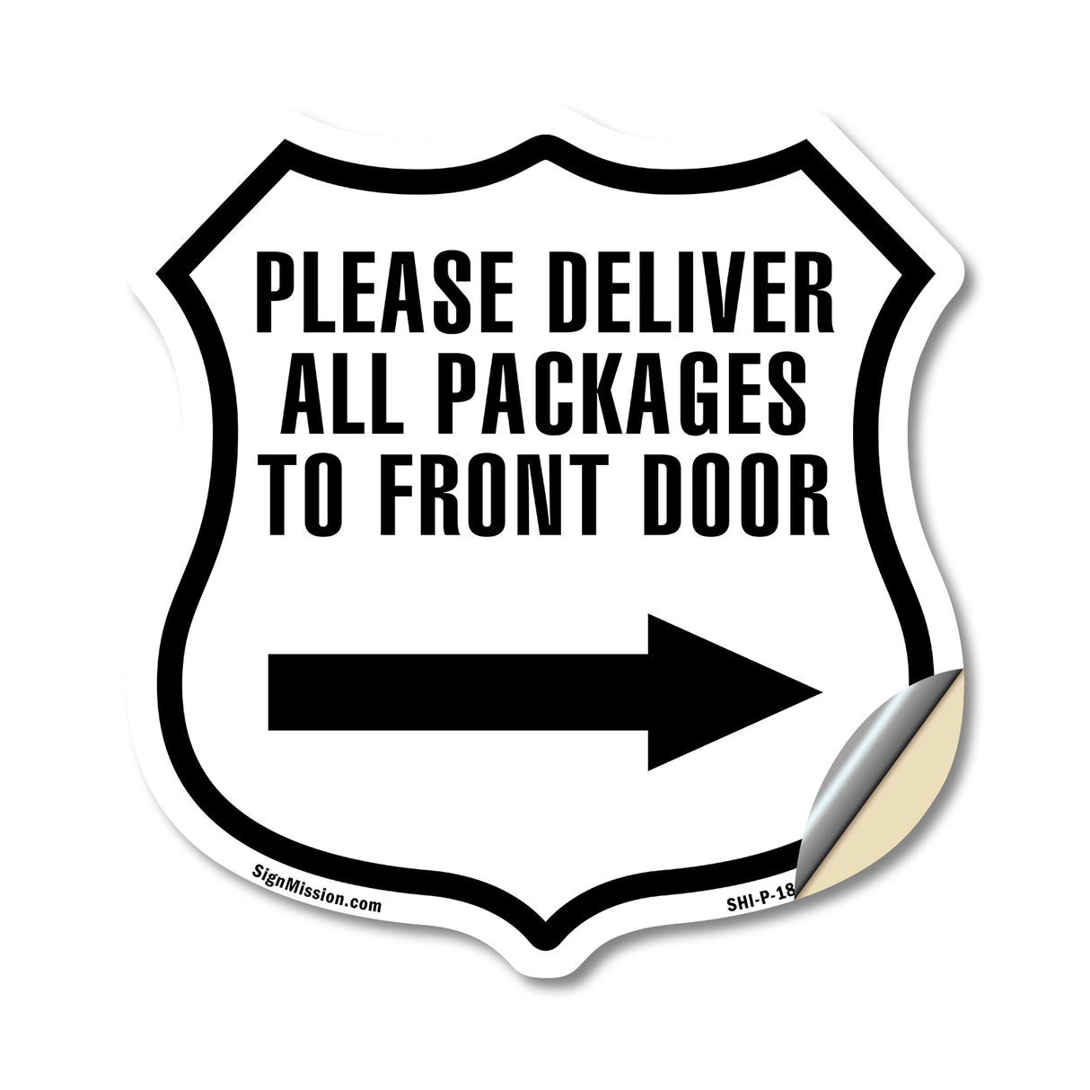 Please Deliver All Packages To Front Door Right