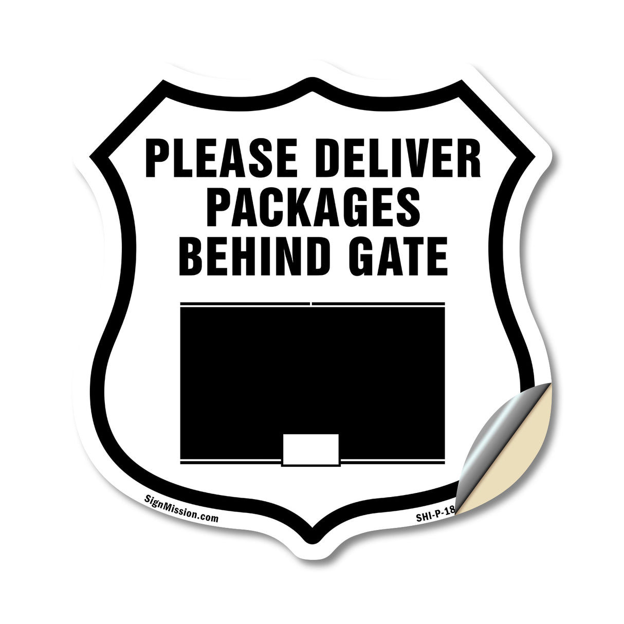 Please Deliver All Packages Behind Gate