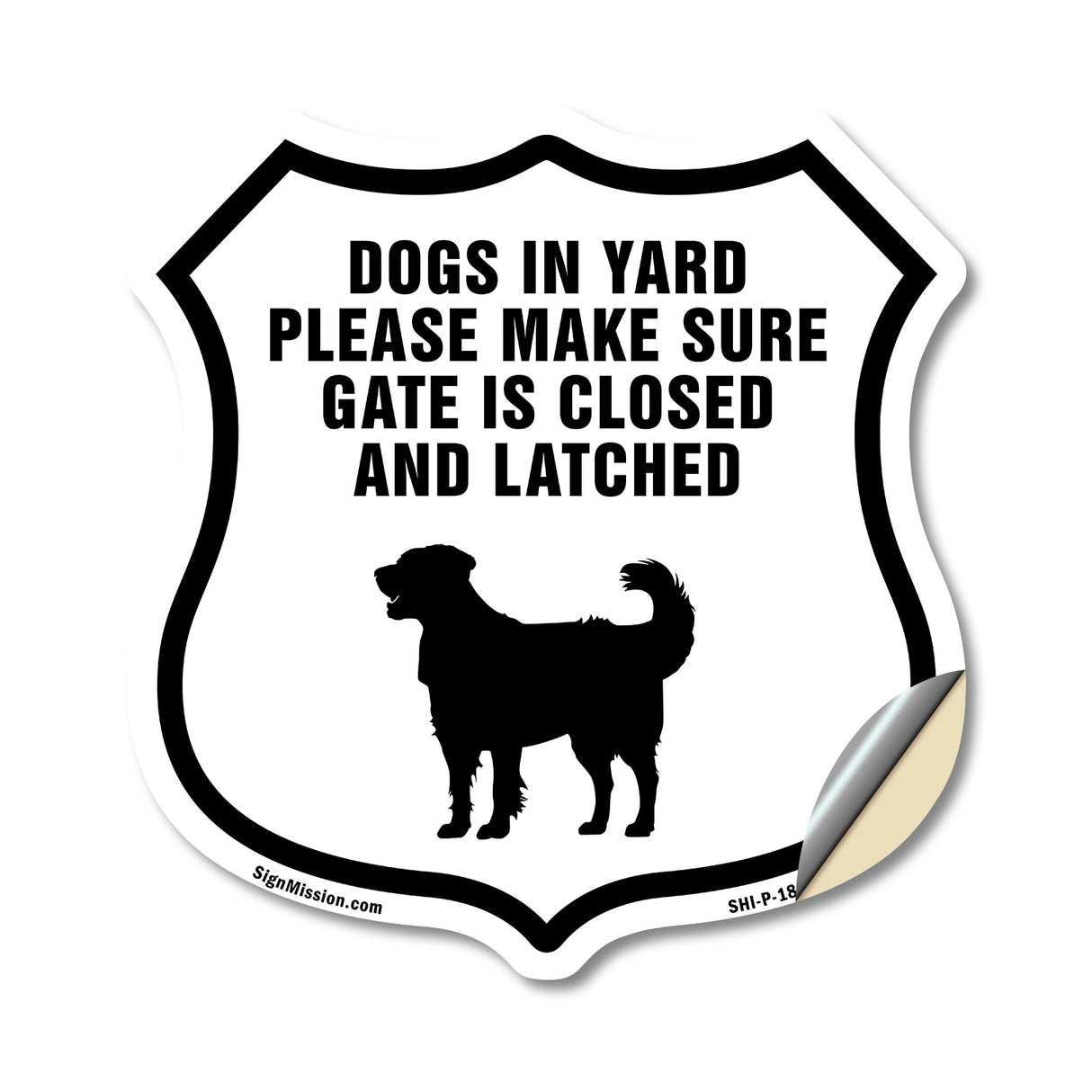 Dogs In Yard Please Make Sure Gate Is Closed And Latched