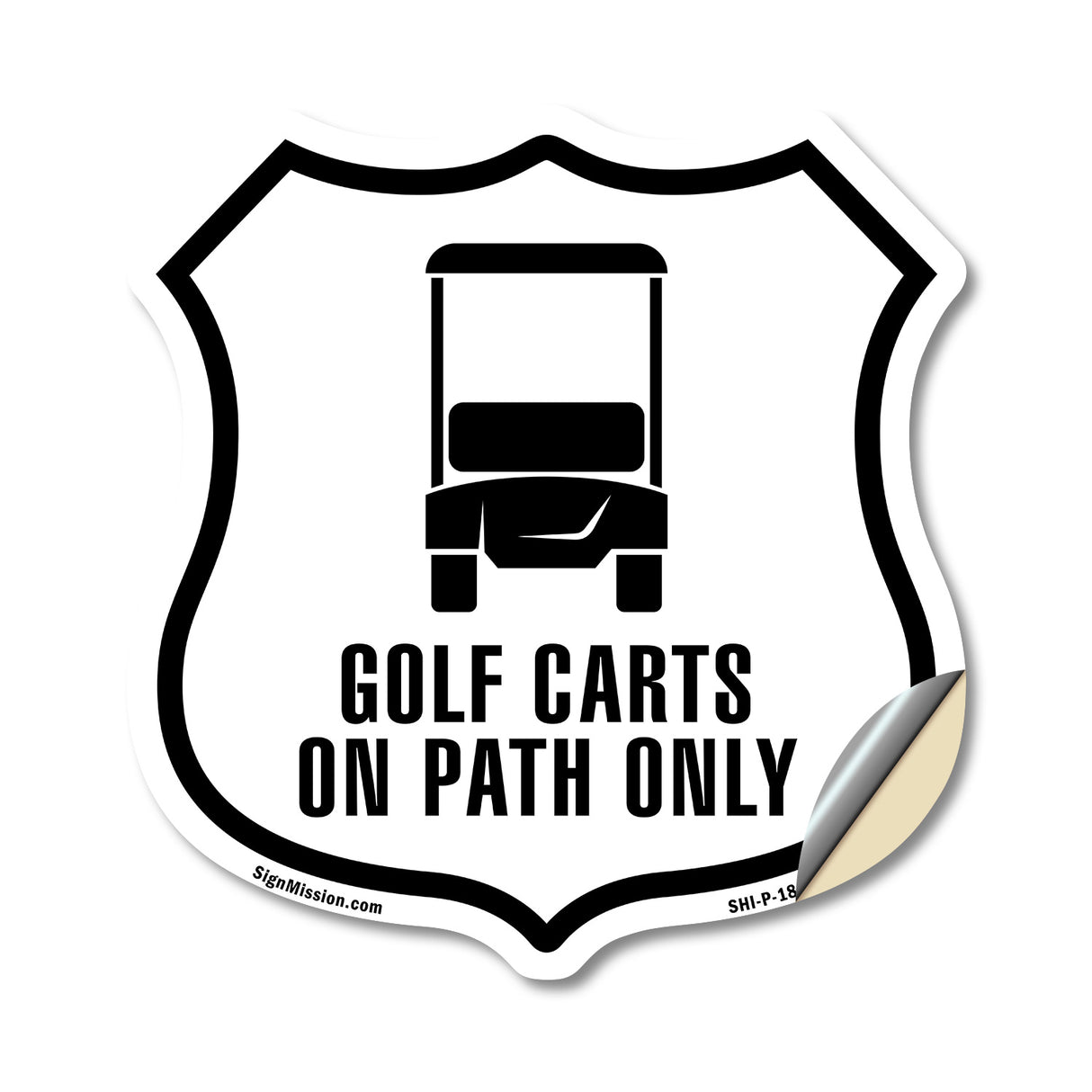 GOLF CARTS ON PATH ONLY