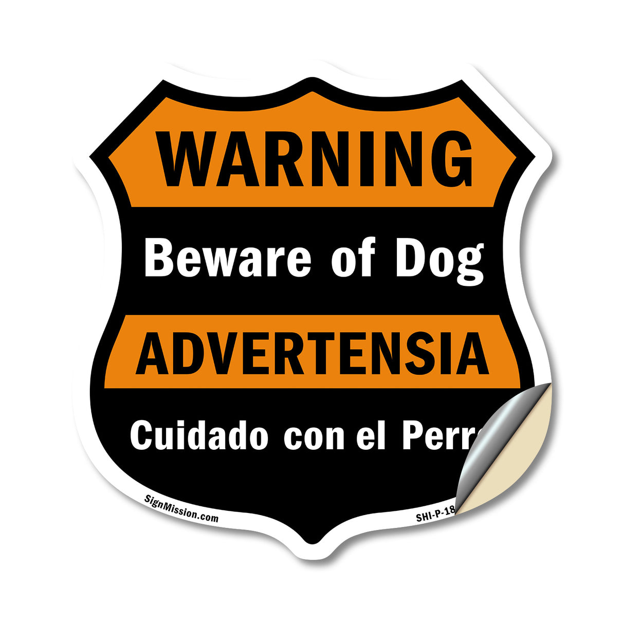 Beware of Dog Bilingual English / Spanish
