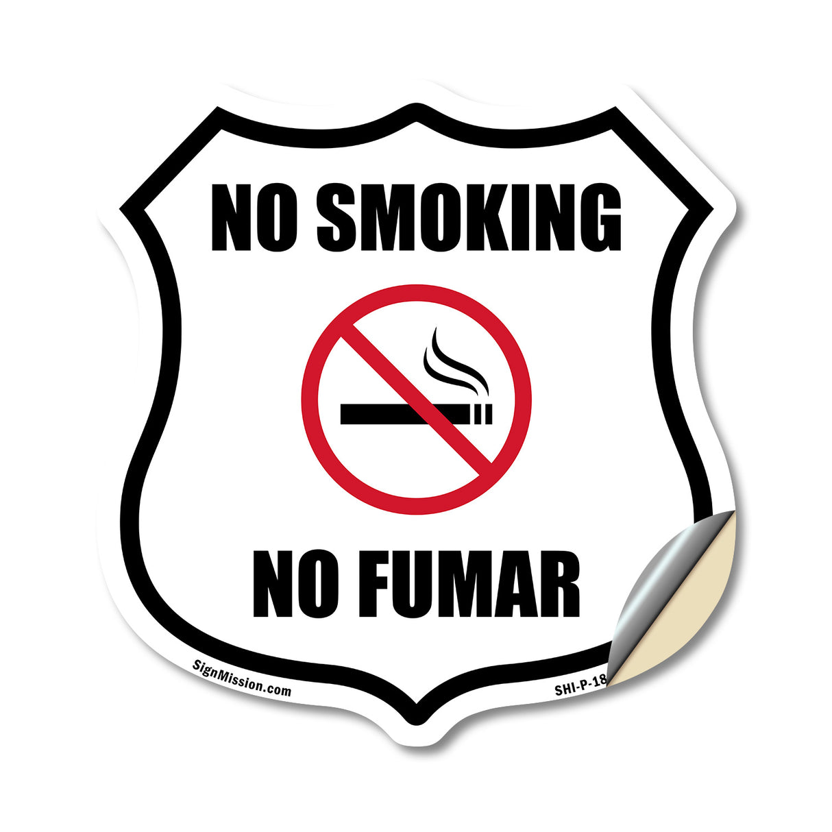 No Smoking No Fumar Bilingual English / Spanish
