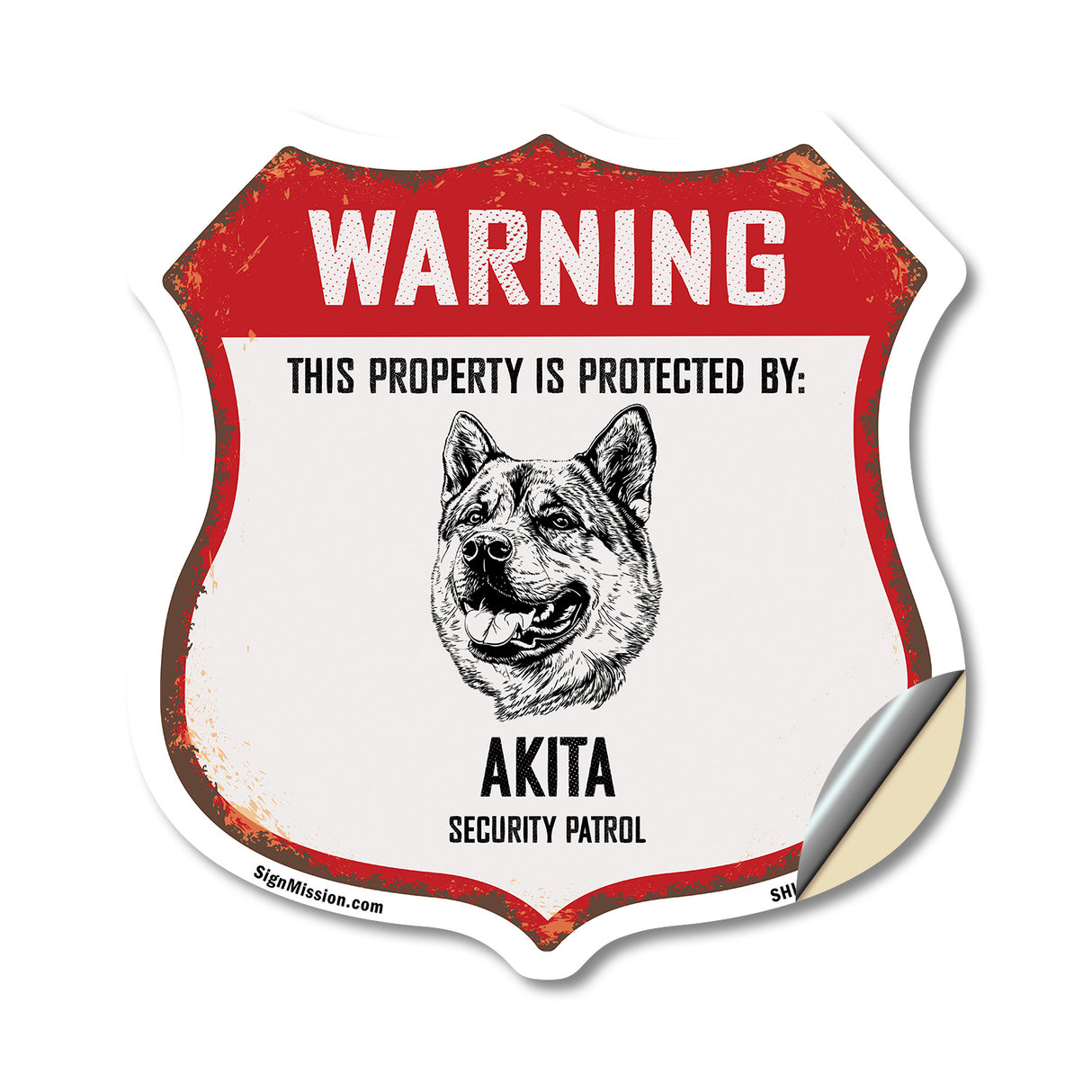 Warning This Property is Protected by Akita