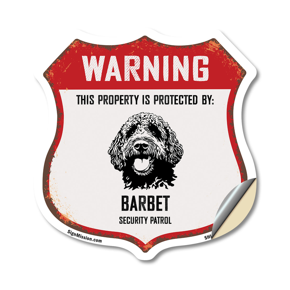 Warning This Property is Protected by Barbet