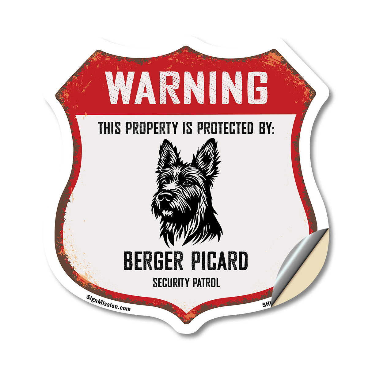Warning This Property is Protected by Berger Picard