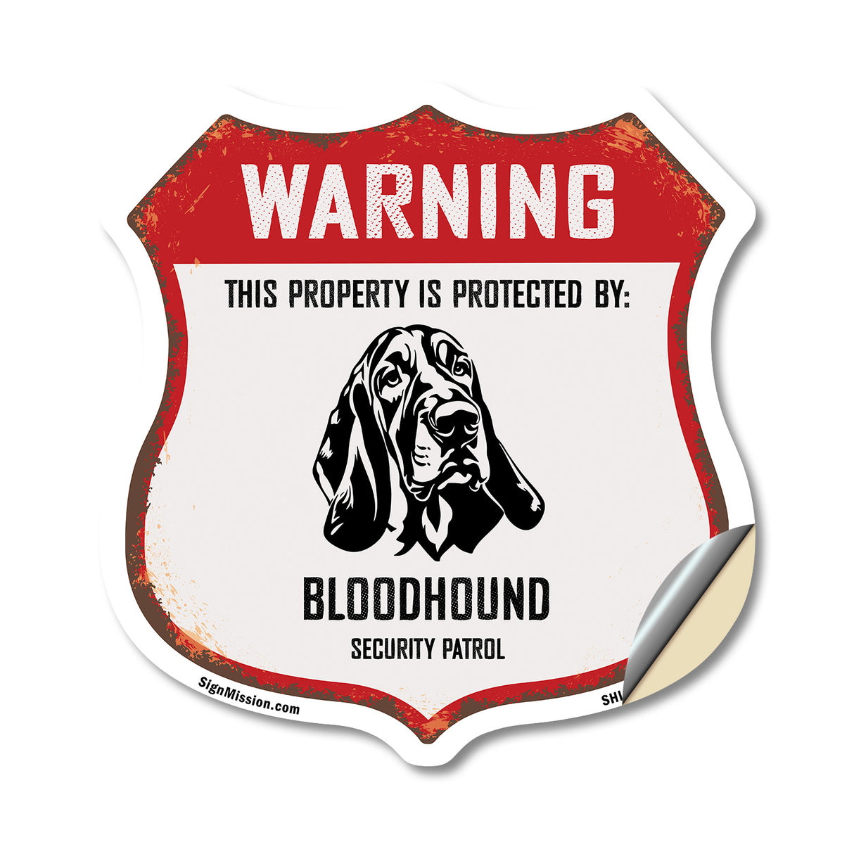 Warning This Property is Protected by Bloodhound