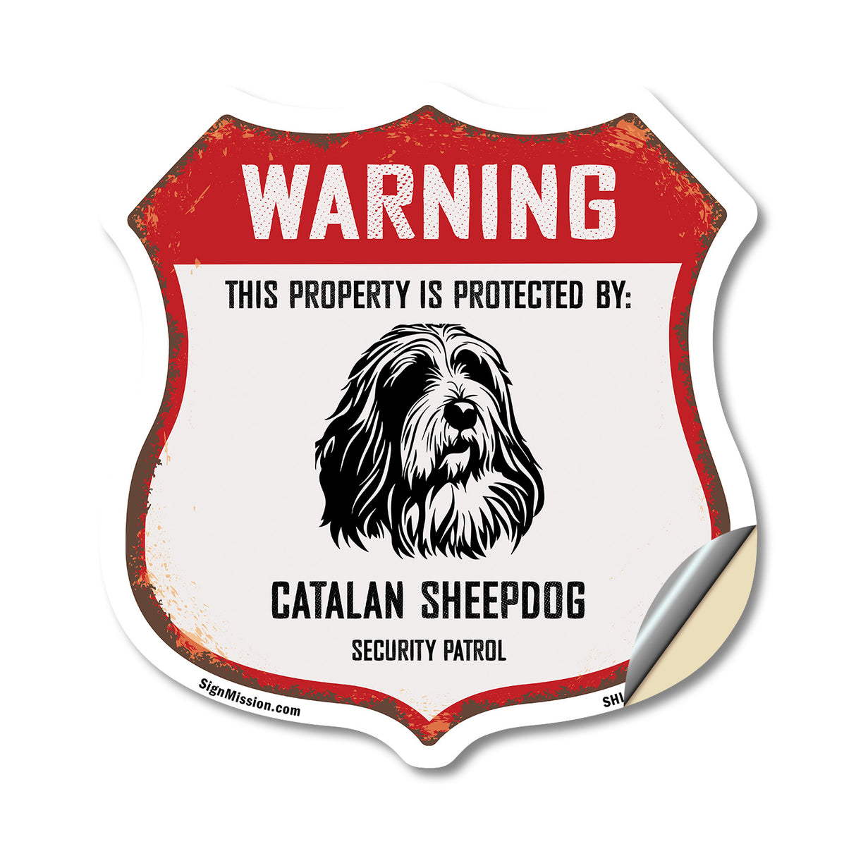 Warning This Property is Protected by Catalan Sheepdog