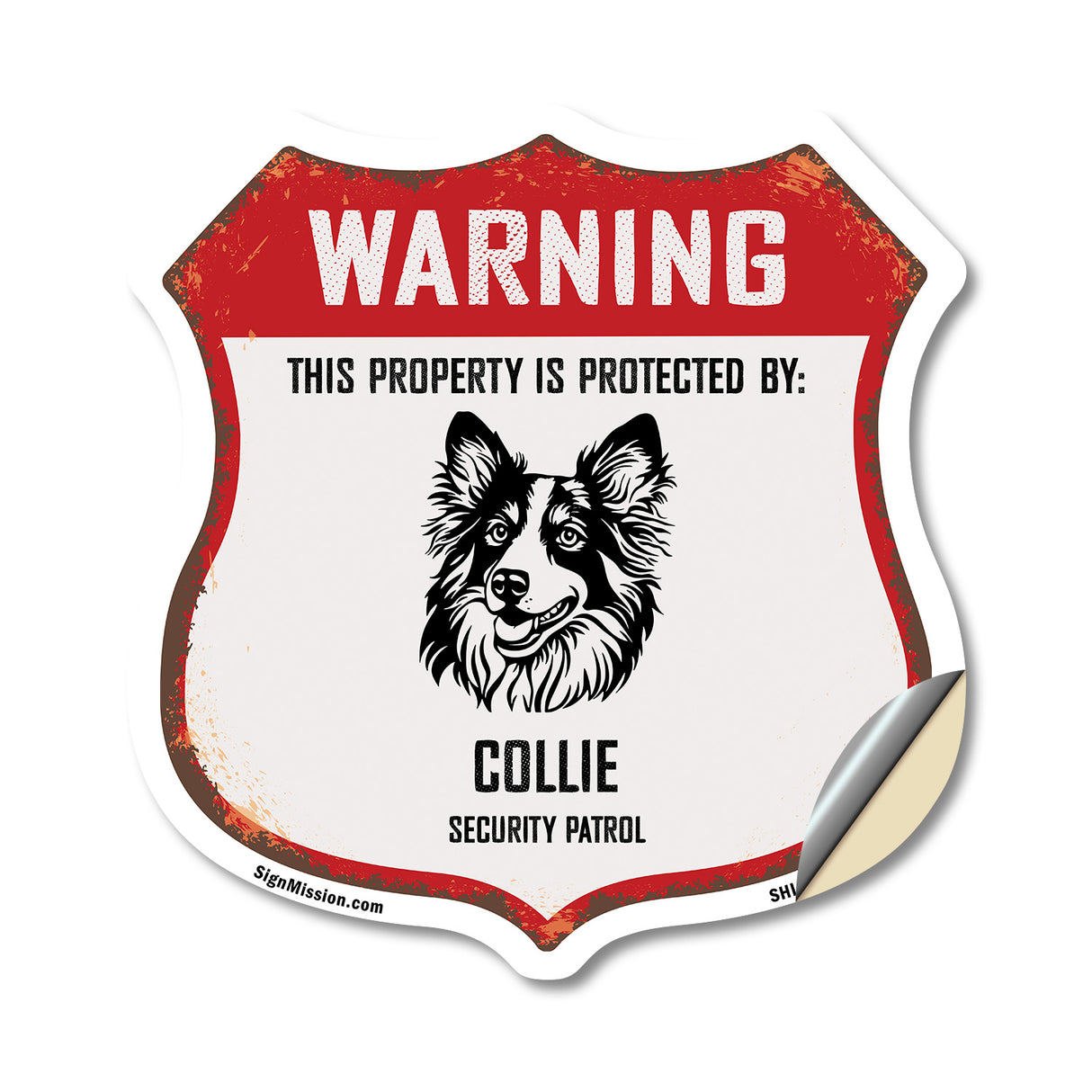 Warning This Property is Protected by Collie