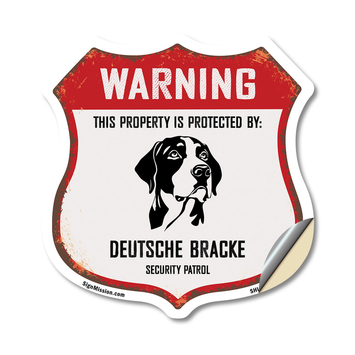Warning This Property is Protected by Deutsche Bracke