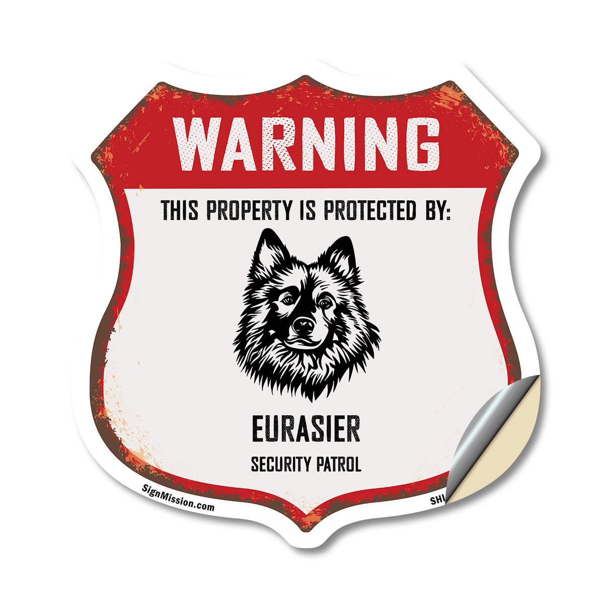 Warning This Property is Protected by Eurasier