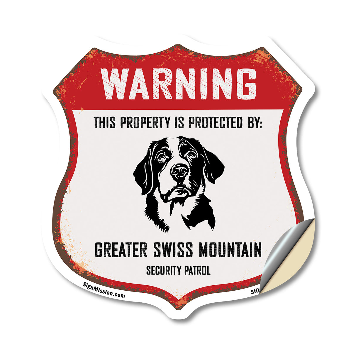 Warning This Property is Protected by Greater Swiss Mountain
