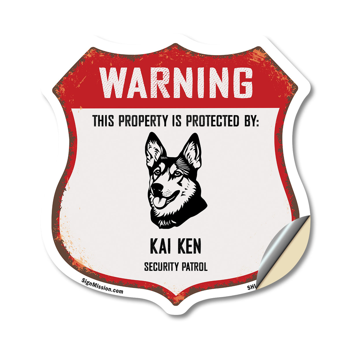 Warning This Property is Protected by Kai Ken