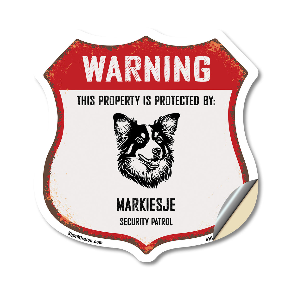 Warning This Property is Protected by Markiesje