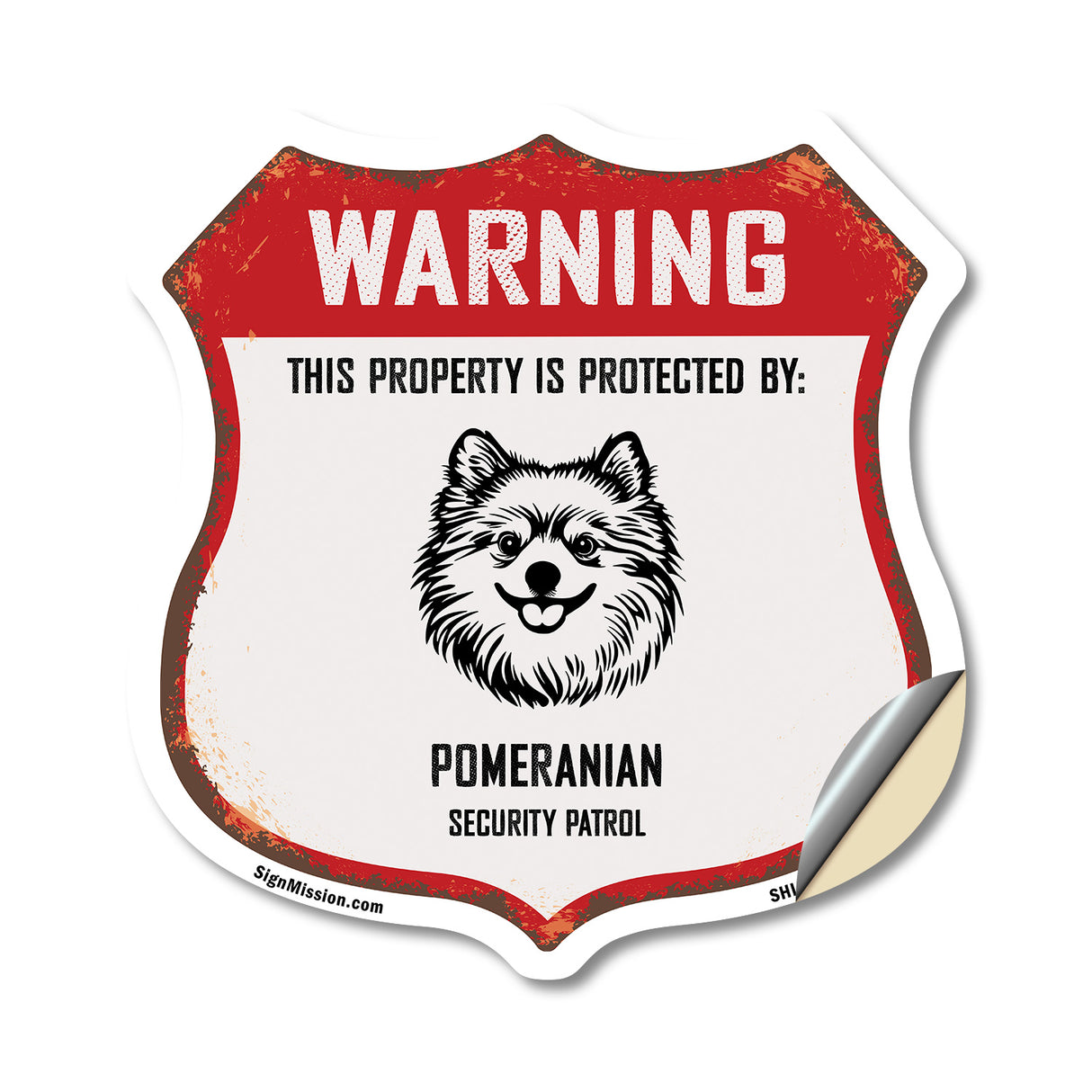 Warning This Property is Protected by Pomeranian