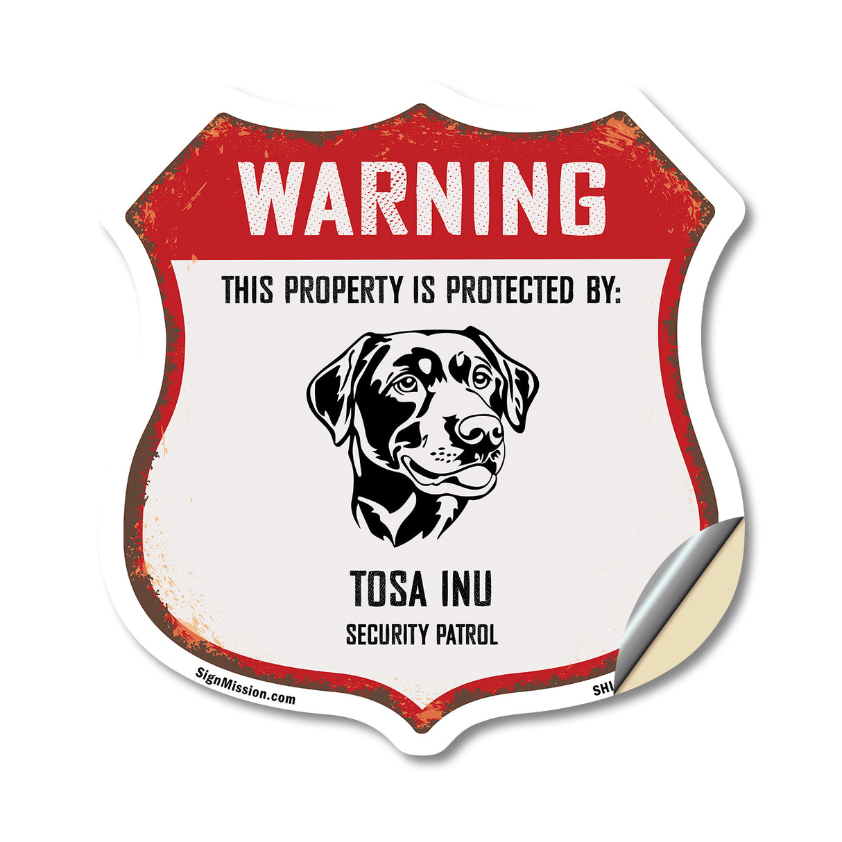 Warning This Property is Protected by Tosa Inu