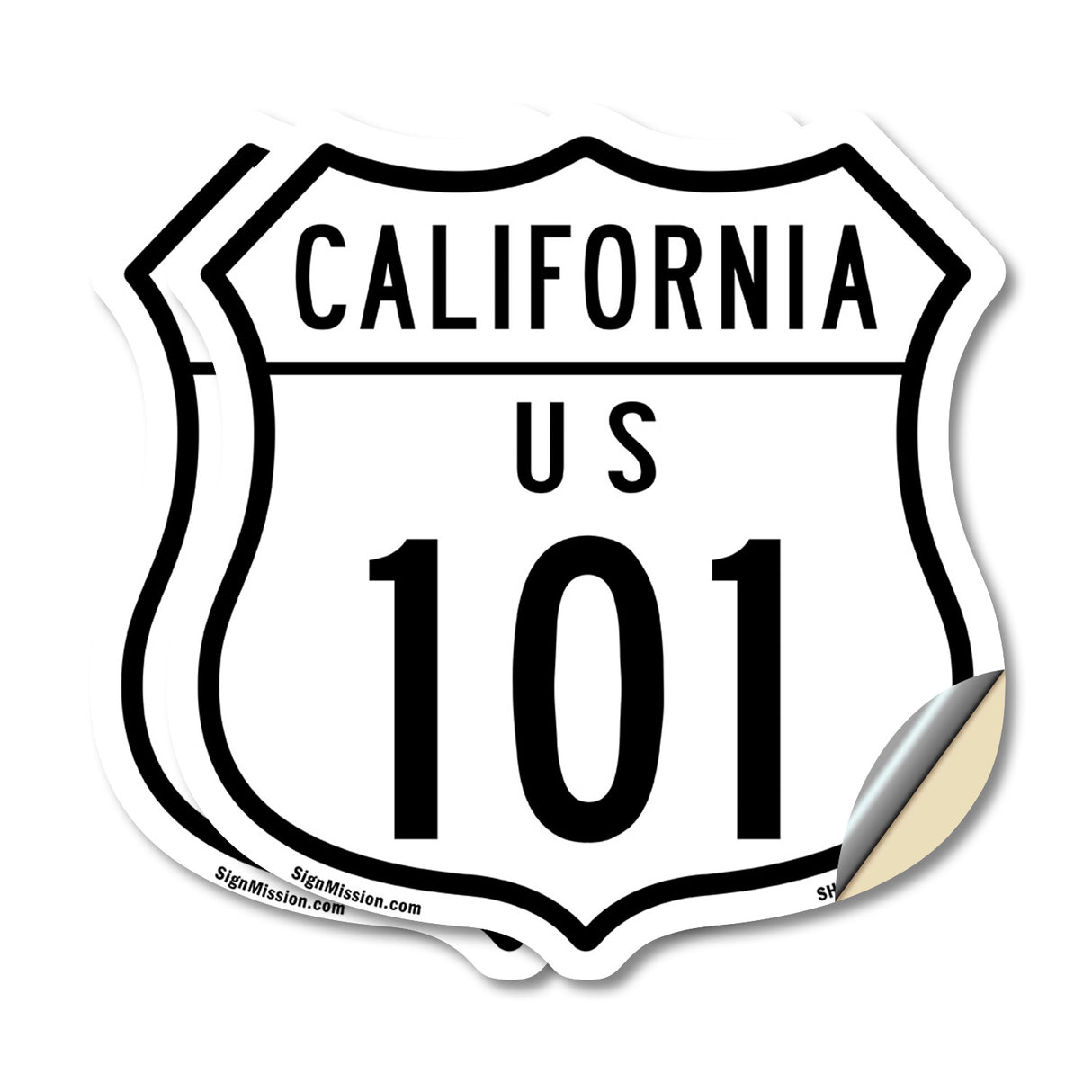 California Route Marker Shield Sign Us 101