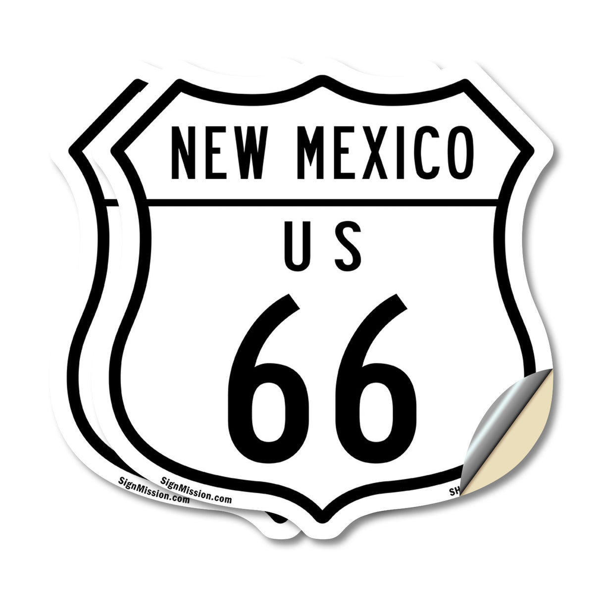 New Mexico Route Marker Shield Sign Us 66