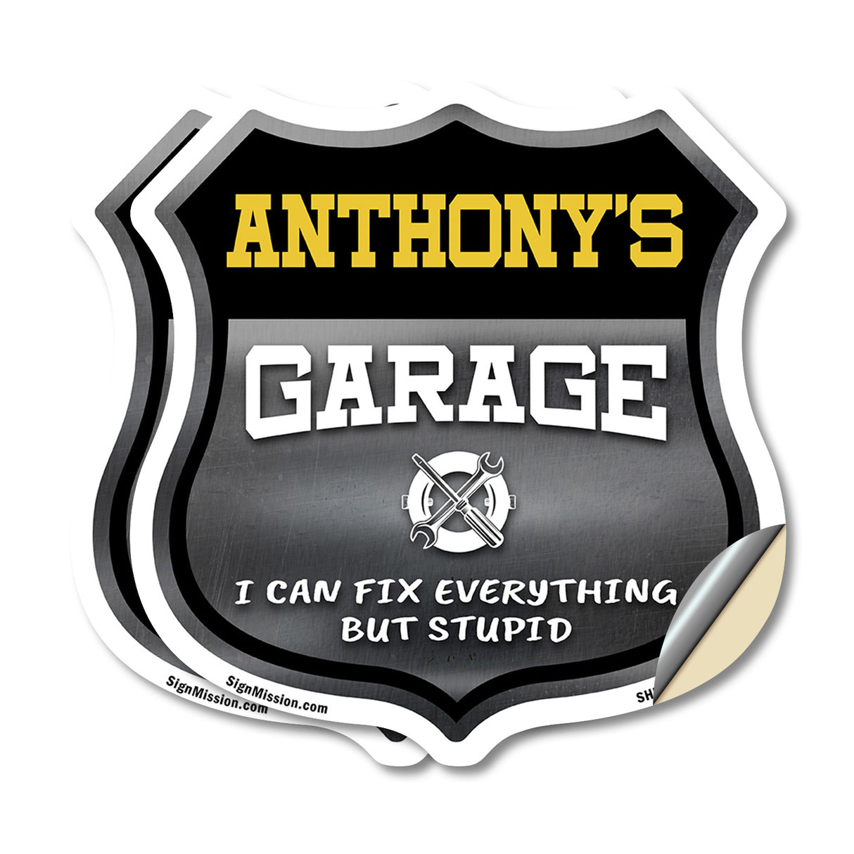 Anthony's Garage I Can Fix Everything But Stupid