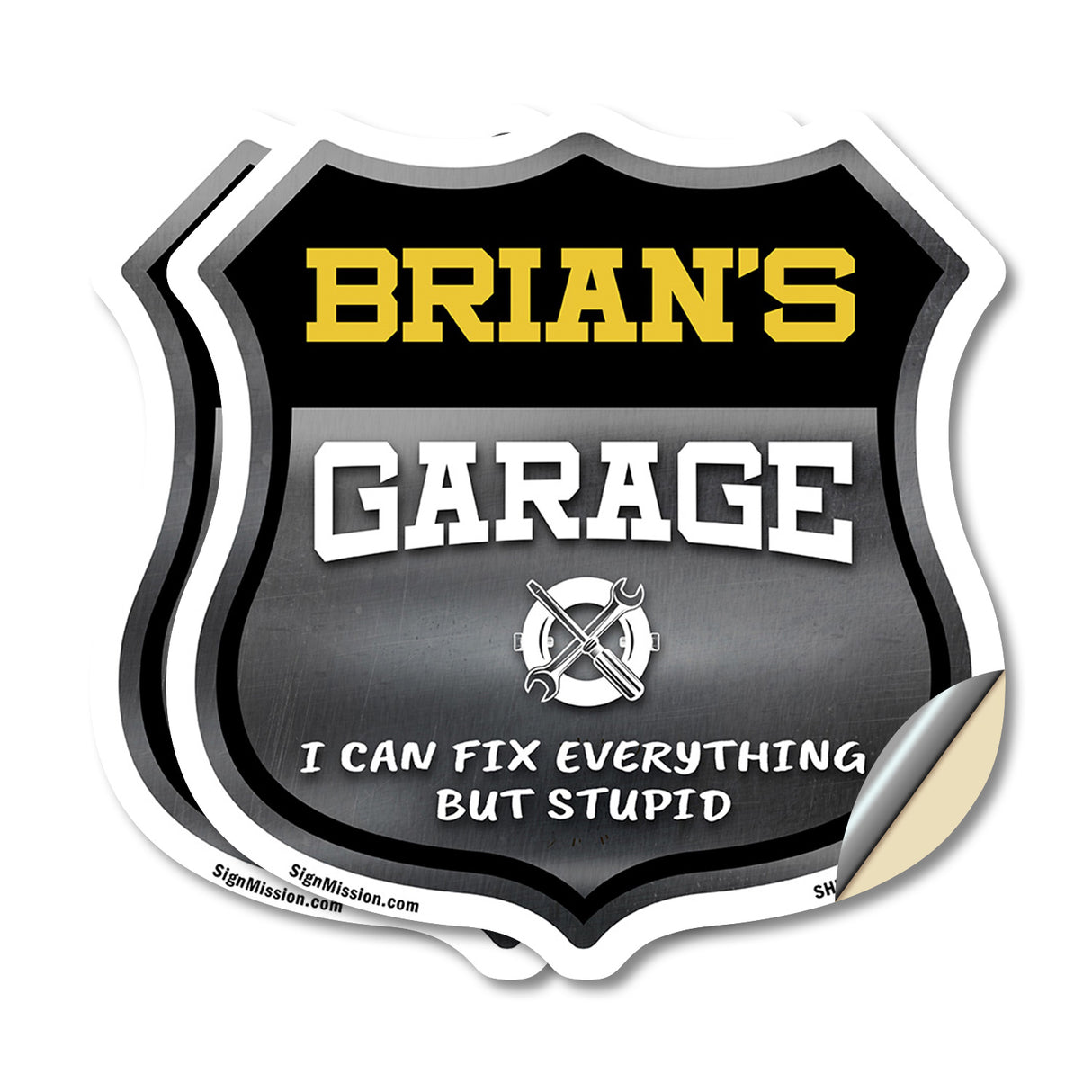 Brian's Garage I Can Fix Everything But Stupid