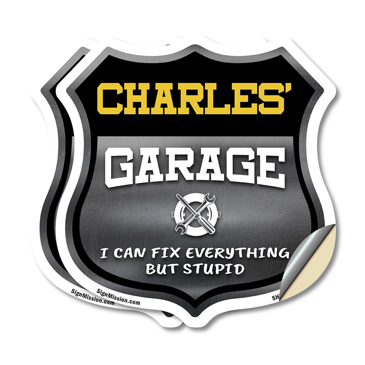 Charles's Garage I Can Fix Everything But Stupid