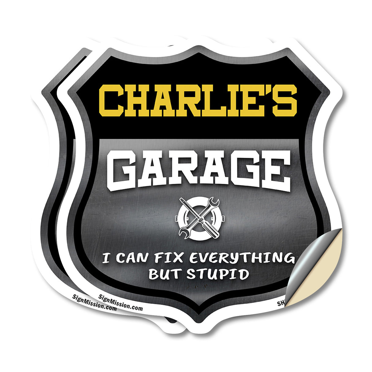 Charlie's Garage I Can Fix Everything But Stupid