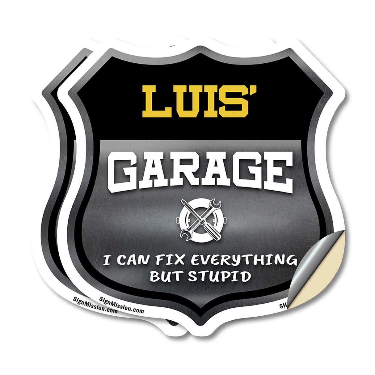 Luis's Garage I Can Fix Everything But Stupid