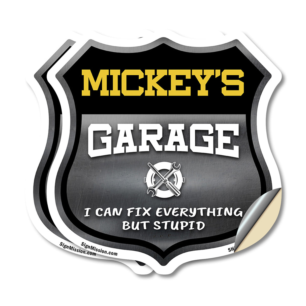 Mickey's Garage I Can Fix Everything But Stupid