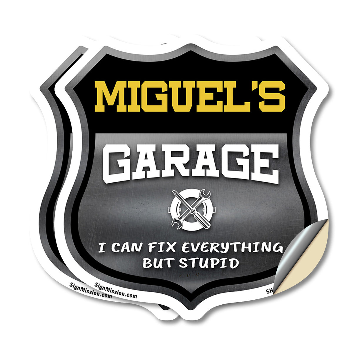 Miguel's Garage I Can Fix Everything But Stupid