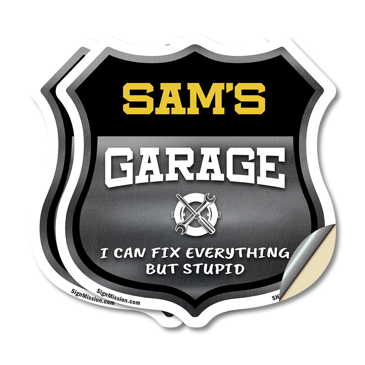 Sam's Garage I Can Fix Everything But Stupid