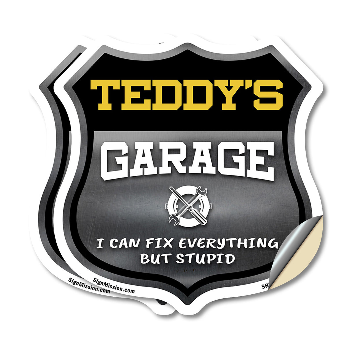 Teddy's Garage I Can Fix Everything But Stupid
