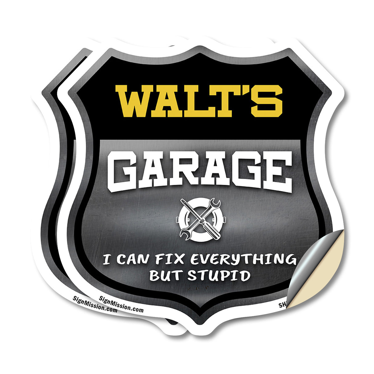 Walt's Garage I Can Fix Everything But Stupid