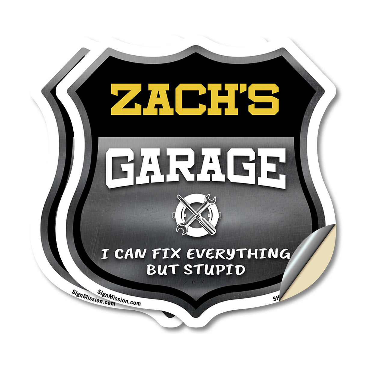 Zach's Garage I Can Fix Everything But Stupid