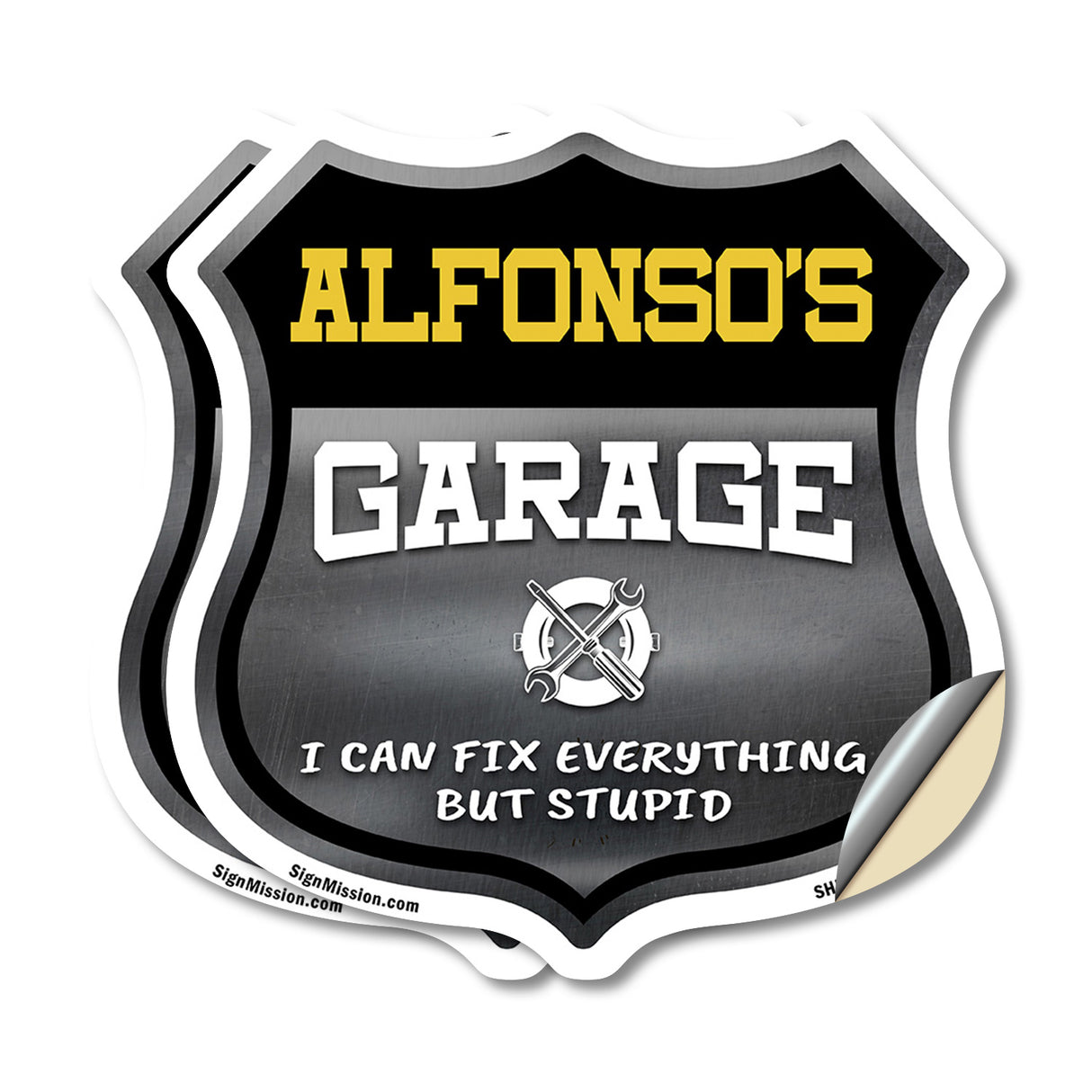 Alfonso's Garage I Can Fix Everything But Stupid